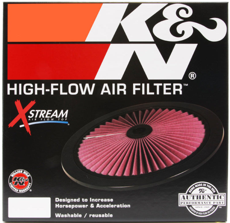 K&N Engineering K&N X-Stream Top Filter X-Stream 14in OD - Red