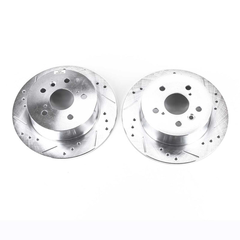PowerStop Power Stop 07-12 Lexus ES350 Rear Evolution Drilled & Slotted Rotors - Pair