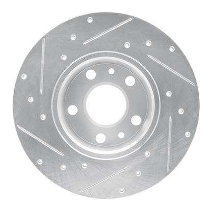 R1 Concepts R1 72-78 Volkswagen Type 2 Front Right Drilled & Slotted Silver Brake Rotor