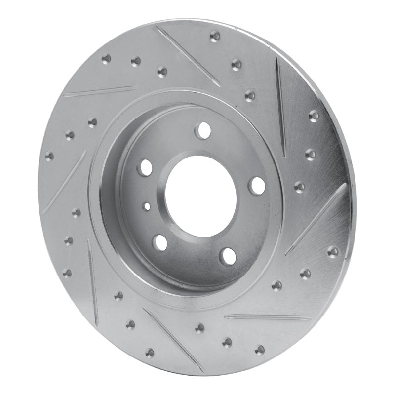 R1 Concepts R1 05-05 Buick TERRAZA Rear Left Drilled & Slotted Silver Brake Rotor