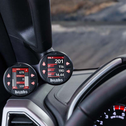 Banks Power 17-19 Ford F250/F350 6.7L PowerStroke Derringer Tuner (Gen 2) w/ 1.8 iDash DataMonster