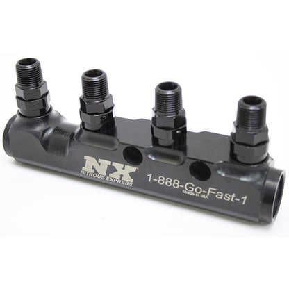 Nitrous Express Fuel Log 4 Port w/Fittings