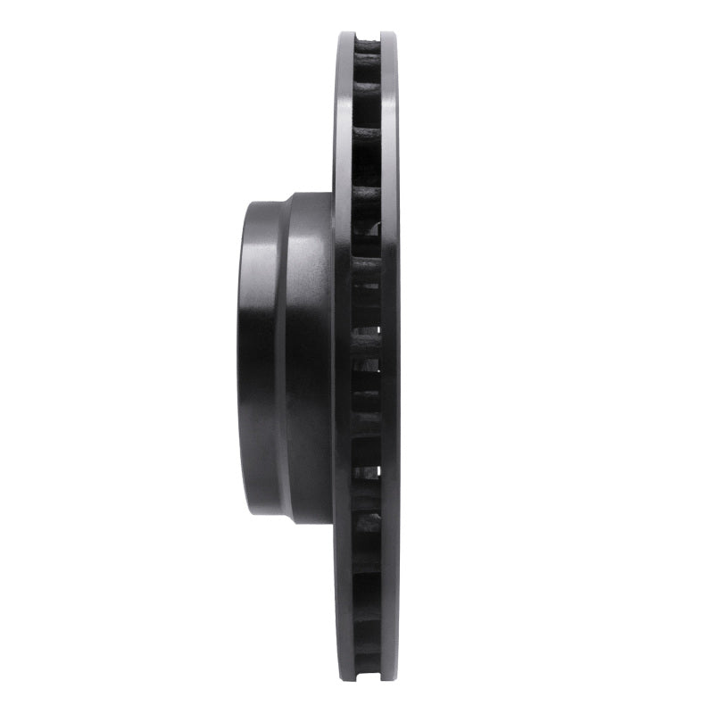 R1 Concepts R1 06-12 Land Rover Range Rover Front Right Drilled & Slotted Black Brake Rotor