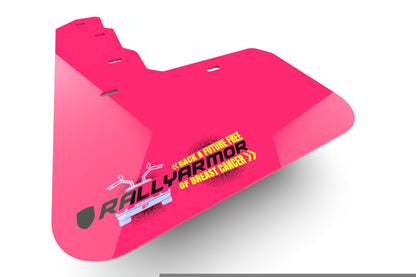 Rally Armor 22-26 Tesla Model X & X Plaid Pink Mud Flap BCE Logo