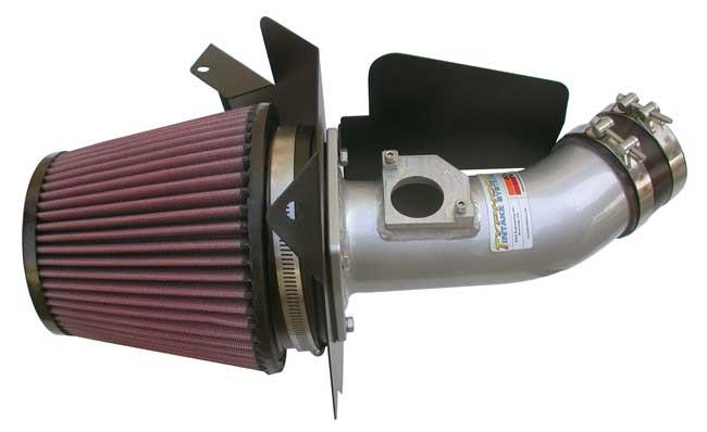 K&N Engineering K&N 04-06 Subaru Forester XT F4-2.5L Silver Typhoon Short Ram Intake