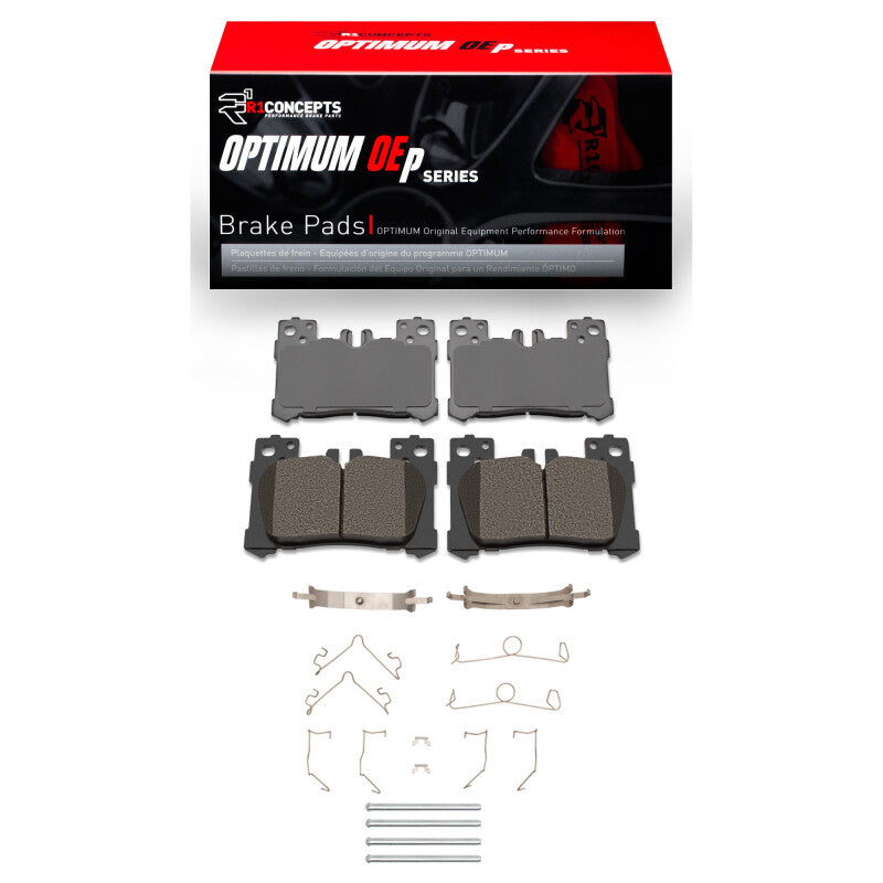 R1 Concepts R1 18-23 Lexus LC500h Rear Optimum OE Pads & Hardware Kit