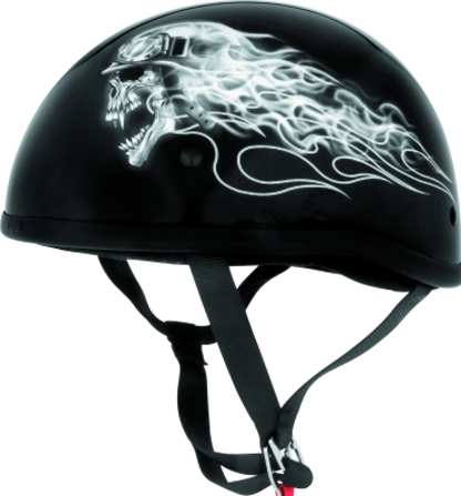 Bikers Choice Skid Lids Biker Skull Original Helmet - Medium