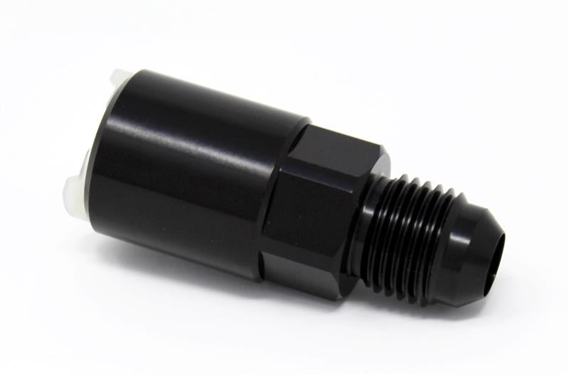 Torque Solution Push-On Quick Disconnect Adapter Fitting: 3/8in SAE to -6AN Male Flare