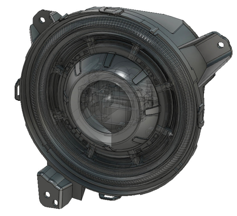 ORACLE Lighting Oracle Oculus Bi-LED Projector Headlights for Jeep JL/Gladiator JT - Matte Blk - 5500K