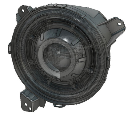 ORACLE Lighting Oracle Oculus Bi-LED Projector Headlights for Jeep JL/Gladiator JT - Matte Blk - 5500K