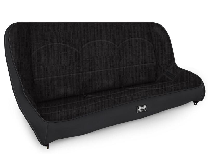 PRP Seats PRP Jeep JKU/JLU Low Back Rear Bench - Black