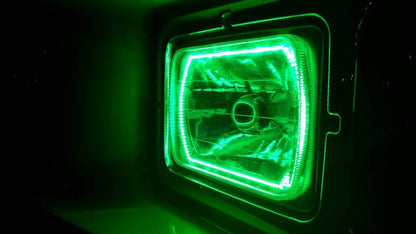 ORACLE Lighting Oracle Pre-Installed Lights 7x6 IN. Sealed Beam - Amber Halo
