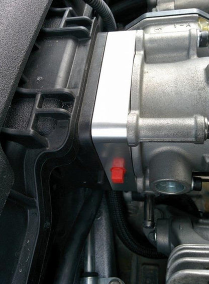 Torque Solution Throttle Body Spacer 2013+ Subaru BRZ/Scion FR-S - Silver