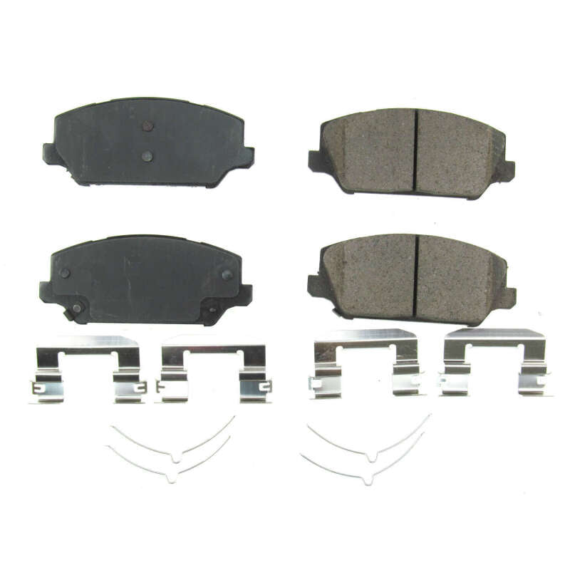 PowerStop Power Stop 17-18 Kia Cadenza Front Z17 Evolution Ceramic Brake Pads w/Hardware