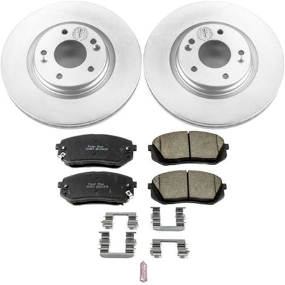 PowerStop Power Stop 15-16 Hyundai Sonata Front Z17 Evolution Geomet Coated Brake Kit