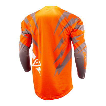 Answer 26 LE Syncron Rizz Vented Jersey Orange/Grey/White - Medium
