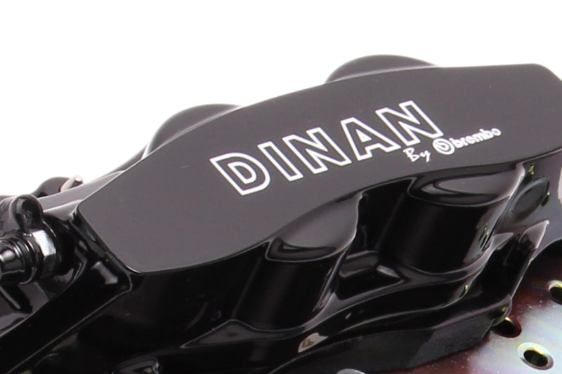 Dinan 13-13 BMW 135is Rear Brake Kit - Black Calipers - Drilled