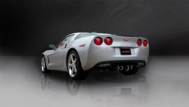 CORSA Performance Corsa 2009-2013 Chevrolet Corvette C6 6.2L V8 Polished Sport Axle-Back Exhaust