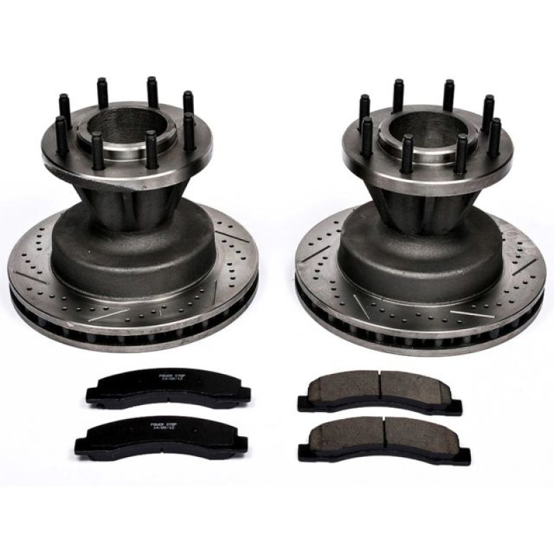 PowerStop Power Stop 99-02 Ford F-350 Super Duty Front Z23 Evolution Brake Kit