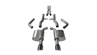 CORSA Performance Corsa 2015-2023 Dodge Charger SRT/Scat Pack/R/T 6.4L Black Xtreme Cat-Back Exhaust