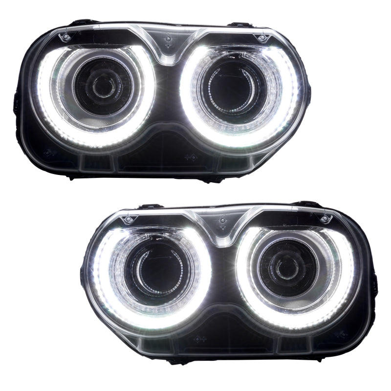ORACLE Lighting Oracle Dodge Challenger 15-21 Halo Kit - ColorSHIFT w/ 2.0 Controller