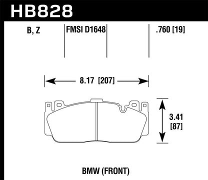 Hawk Performance Hawk 12-20 BMW M2/3/4/5/6 DTC-70 Motorsports Front Brake Pads