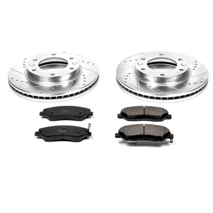 PowerStop Power Stop 07-08 Hyundai Entourage Front Z23 Evolution Sport Brake Kit