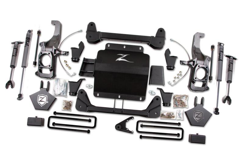 Zone Offroad 11-19 GM HD 5in System w/ Overload Fox