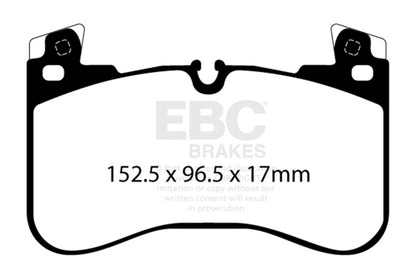 EBC 2020+ Land Rover Defender 90 2.0T Ultimax Front Brake Pads