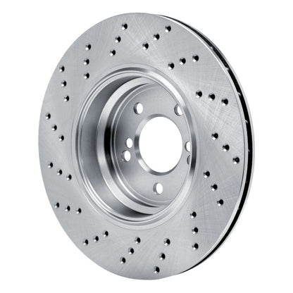 DFC 08-13 BMW M3 Right Rear Drilled Brake Rotor