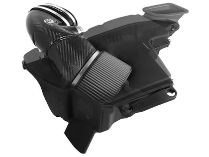 aFe BMW E90 Magnum FORCE Stage-2 Black/Carbon Fiber Cold Air Intake (M3) - ML Performance US