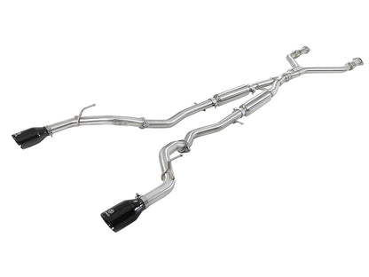 aFe Infiniti Q50 Takeda 304 Stainless Steel Cat-Back Exhaust System - ML Performance US