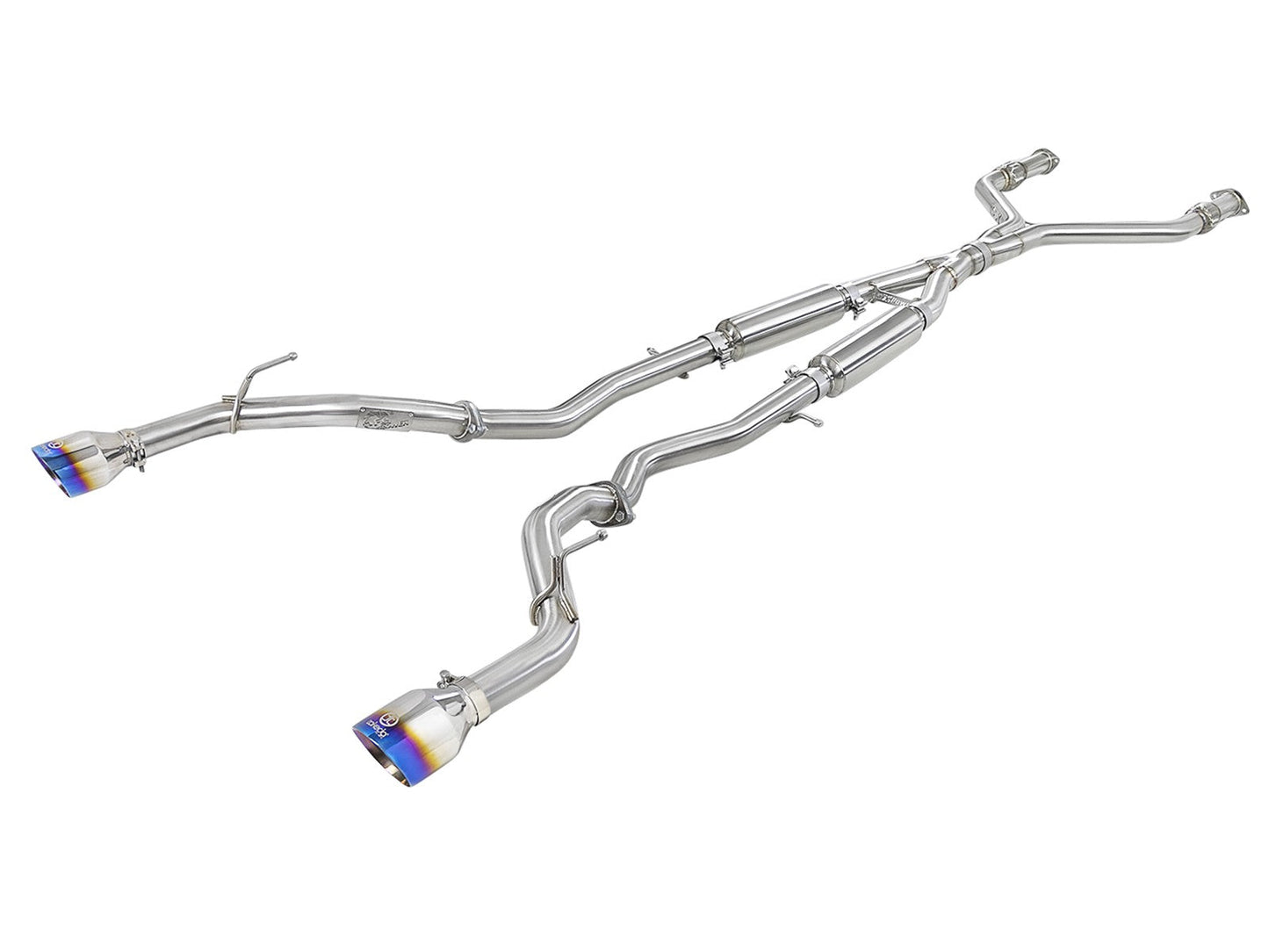 aFe Infiniti Q50 Takeda 304 Stainless Steel Cat-Back Exhaust System - ML Performance US