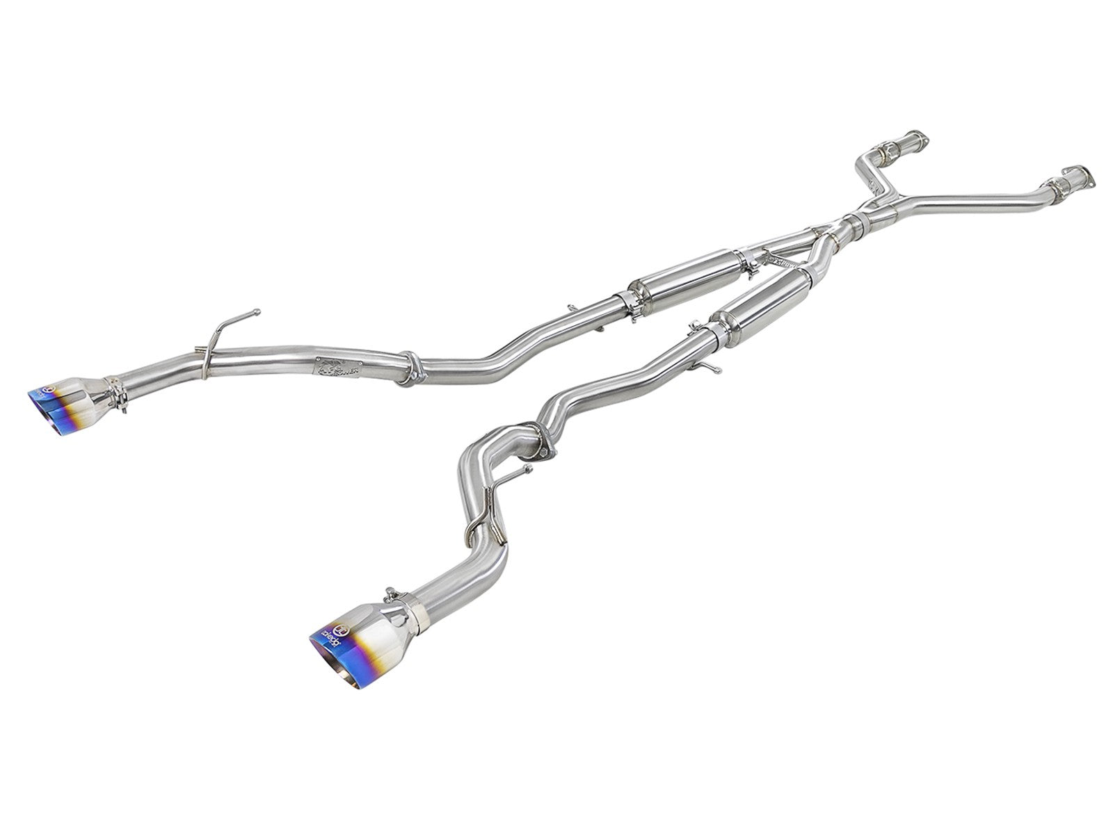 aFe Infiniti Q50 Takeda 304 Stainless Steel Cat-Back Exhaust System - ML Performance US