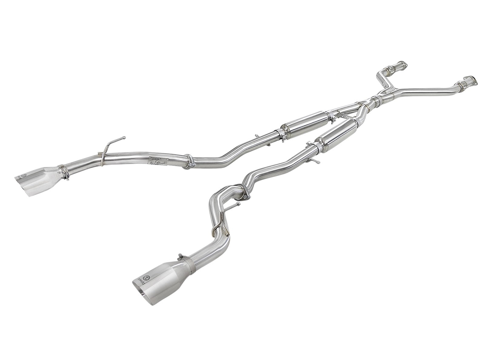aFe Infiniti Q50 Takeda 304 Stainless Steel Cat-Back Exhaust System - ML Performance US