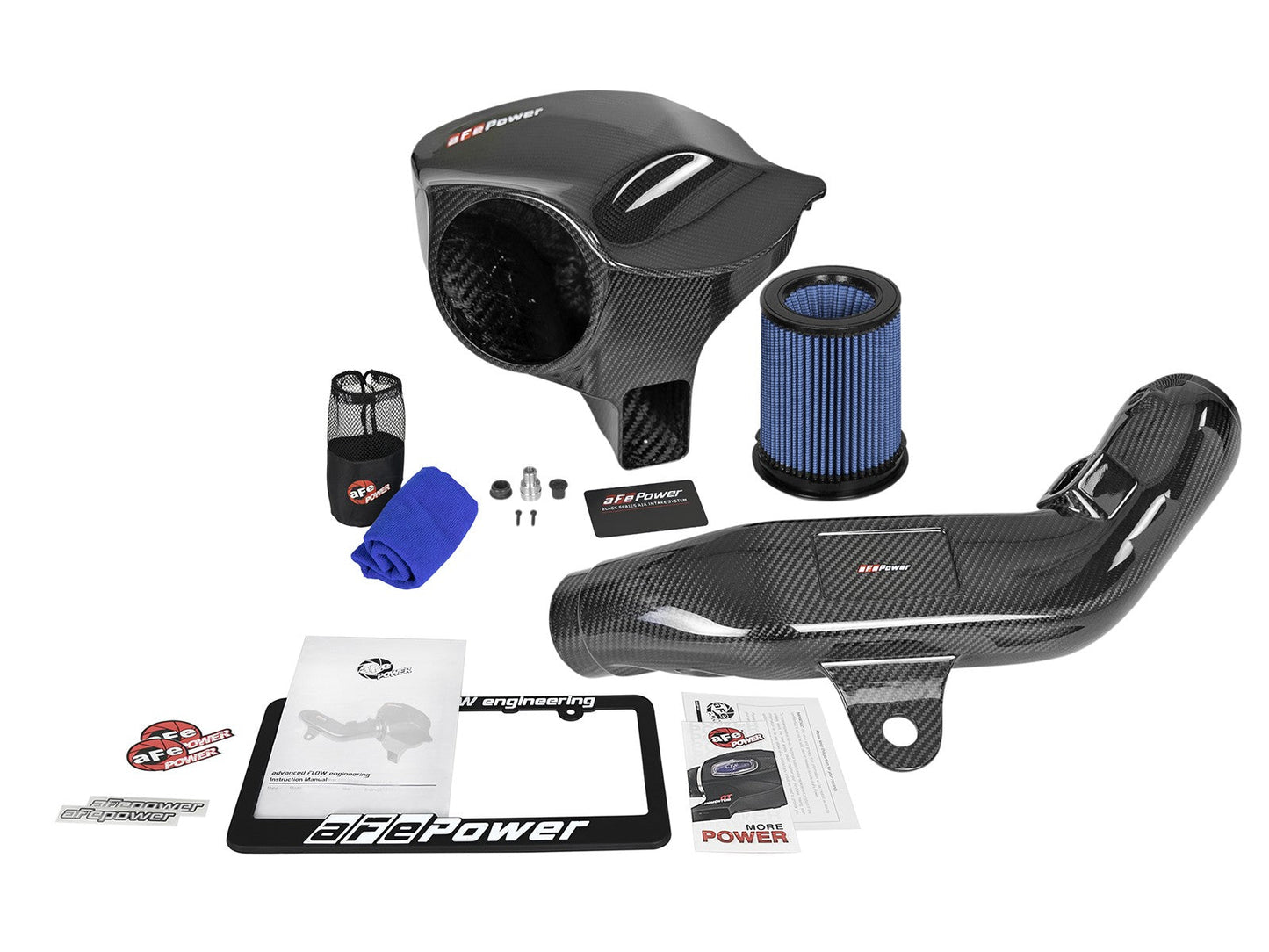 aFe BMW F87 M2 Black Series Momentum Carbon Fiber Cold Air Intake System with Pro 5R Filter - ML Performance US