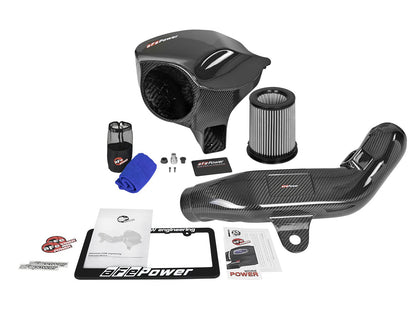 aFe BMW F87 M2 Black Series Momentum Carbon Fiber Cold Air Intake System with Pro 5R Filter - ML Performance US