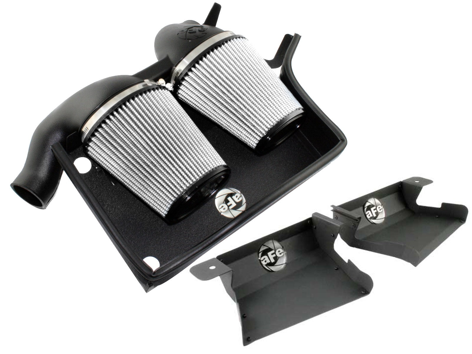 aFe BMW N54 Magnum FORCE Stage-2 Pro DRY S Cold Air Intake with Scoop E90 E92 335i - ML Performance US