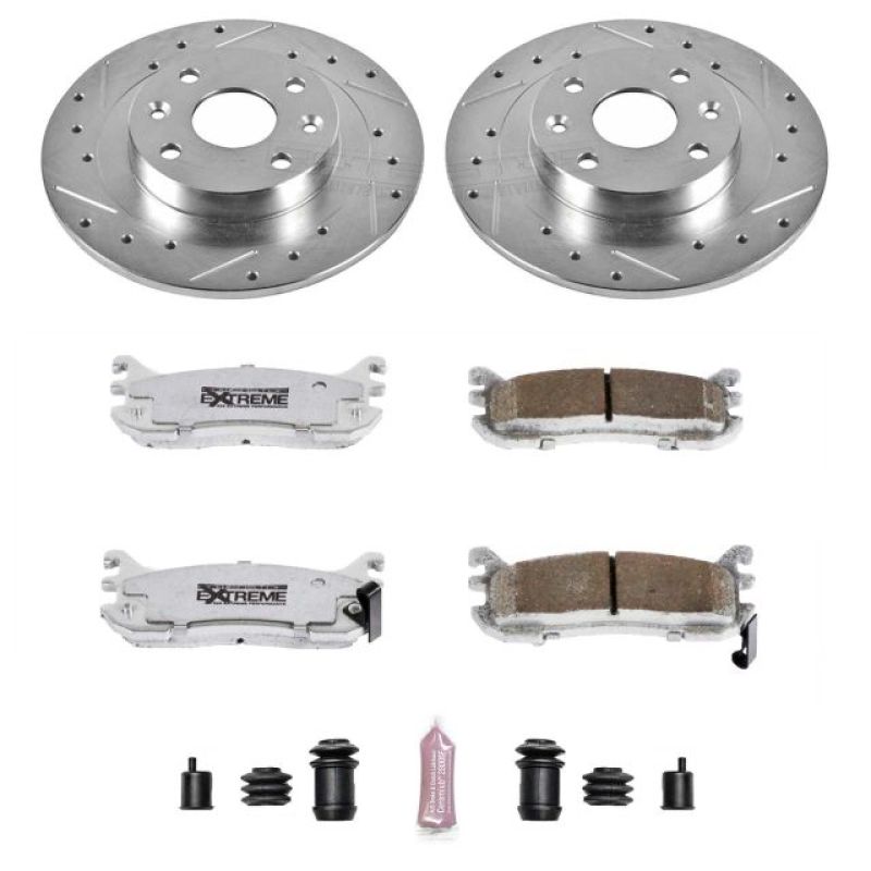 PowerStop Power Stop 97-03 Ford Escort Rear Z26 Street Warrior Brake Kit