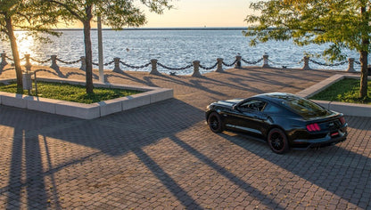 CORSA Performance Corsa 2015-2017 Ford Mustang GT 5.0 3in Axle Back Exhaust Black Quad Tips (Sport)