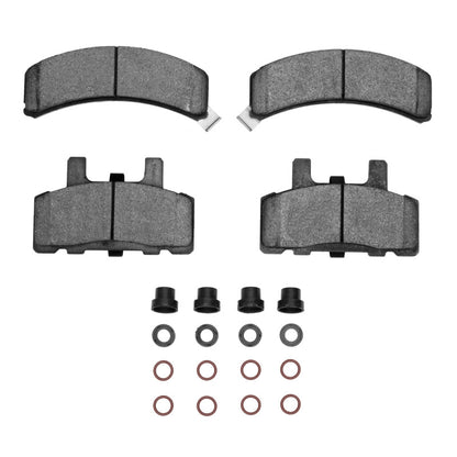 R1 Concepts R1 1988-2002 Cadillac DeVille Front R1 Super Duty Pads & Hardware Kit