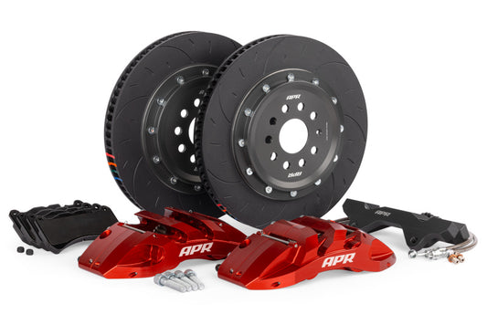 APR 15-20 & 22-24 Audi A3 Quattro 370x34mm 6-Piston Big Brake Kit (MQB/MQBEVO 312mm) - Front - Red