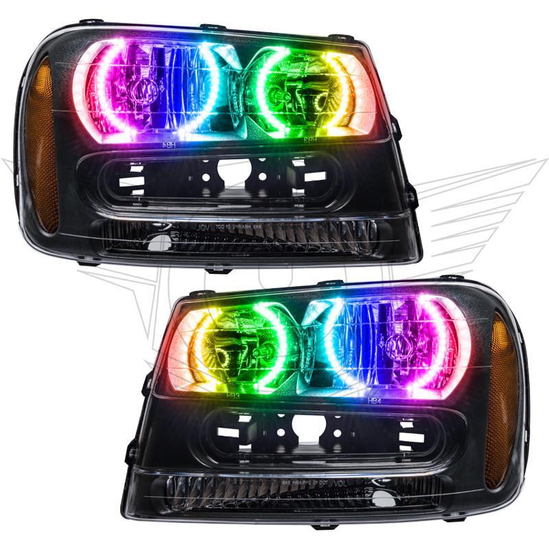 ORACLE Lighting Oracle Chevrolet Trail Blazer 02-09 Halo Kit - ColorSHIFT w/ Simple Controller