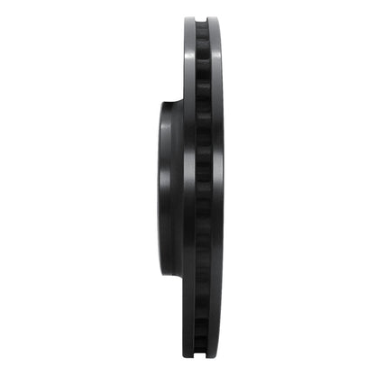 R1 Concepts R1 08-12 Audi Q5 (Mexico) Front Right Drilled & Slotted Black Brake Rotor