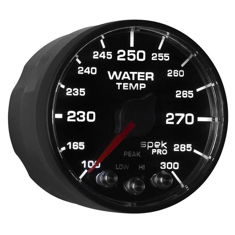 Autometer Spek-Pro - Nascar 2-1/16in Water Temp 100- 300F Bfb Ecu