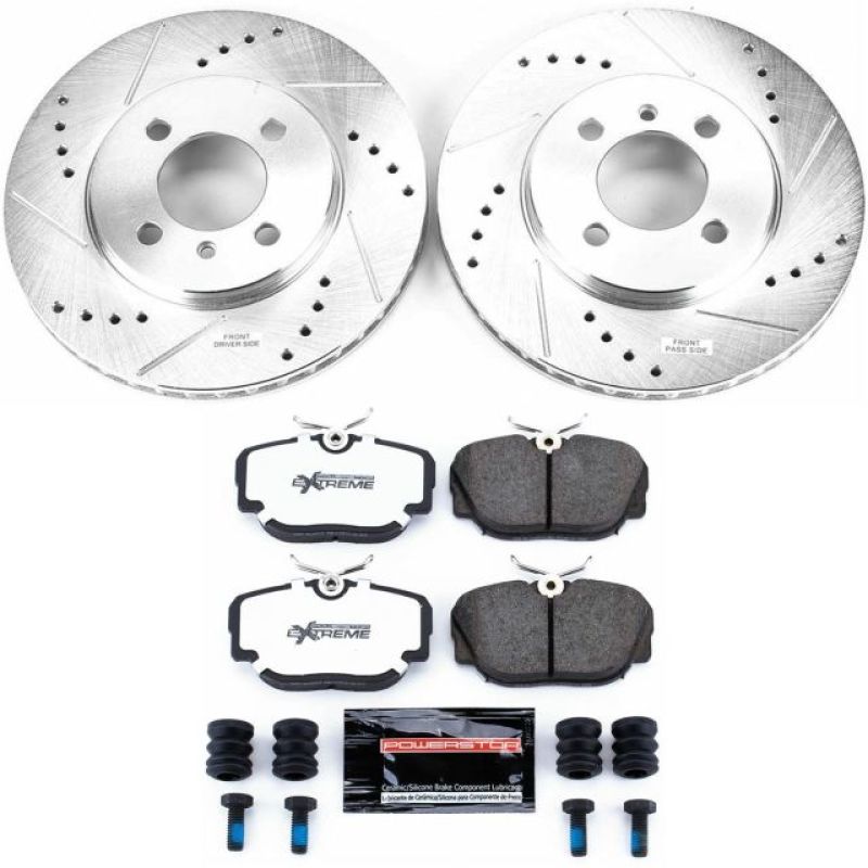 PowerStop Power Stop 91-92 BMW 318i Front Z26 Street Warrior Brake Kit