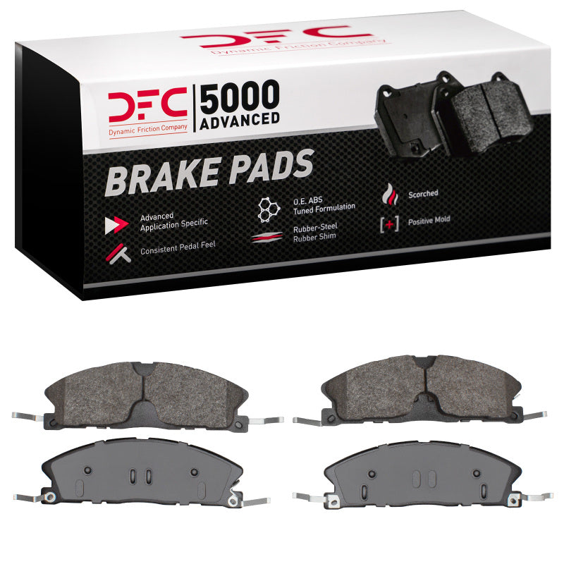 DFC 13-19 Ford Police Interceptor Sedan Front 5000 Advanced Semi Metallic Brake Pads