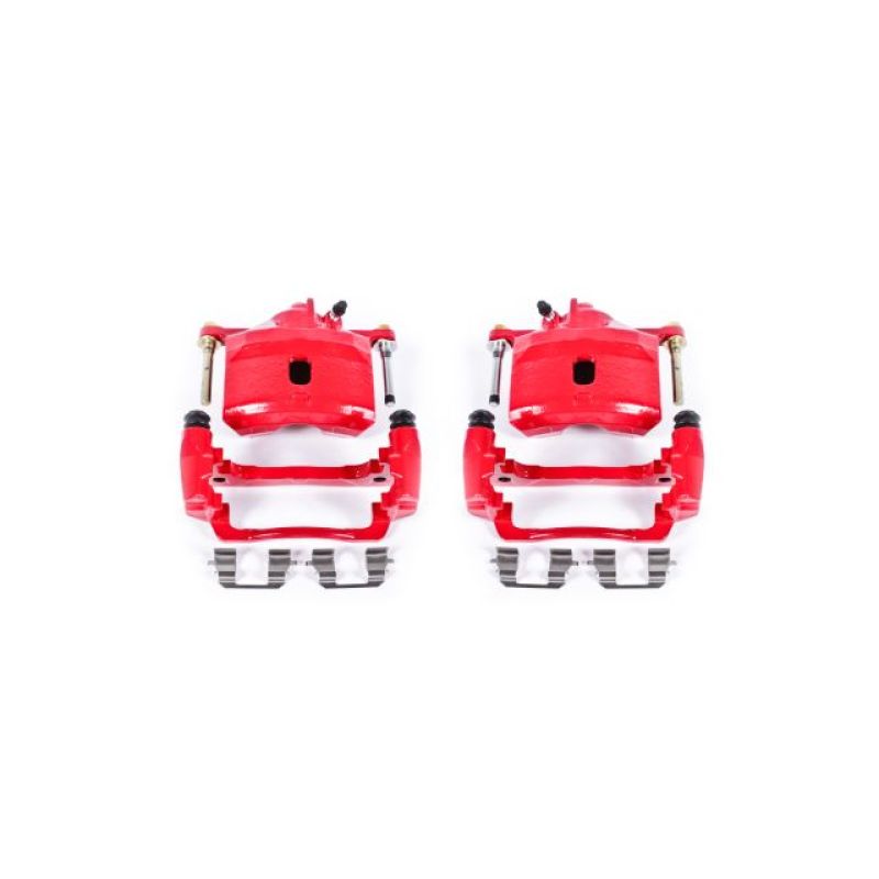PowerStop Power Stop 97-00 Acura EL Front Red Calipers w/Brackets - Pair