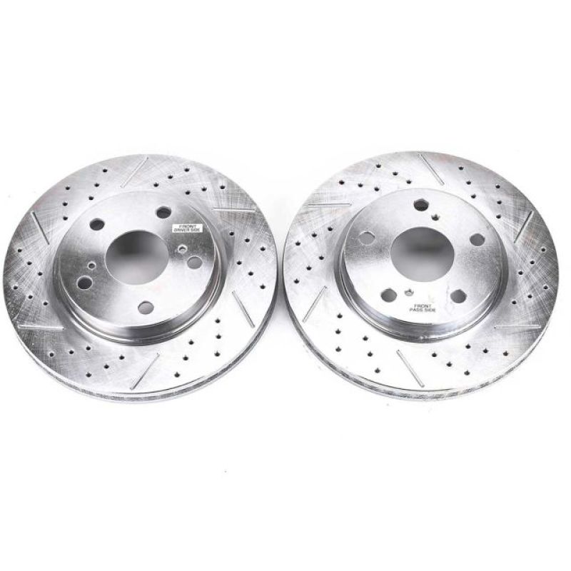 PowerStop Power Stop 10-12 Lexus HS250h Front Evolution Drilled & Slotted Rotors - Pair