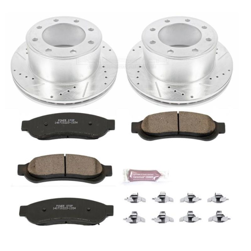 PowerStop Power Stop 10-2012 Ford F-350 Super Duty Rear Z23 Evolution Brake Kit